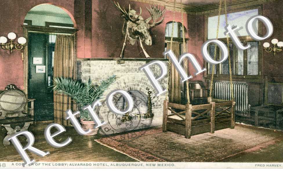A corner of the Lobby, Alvarado Hotel