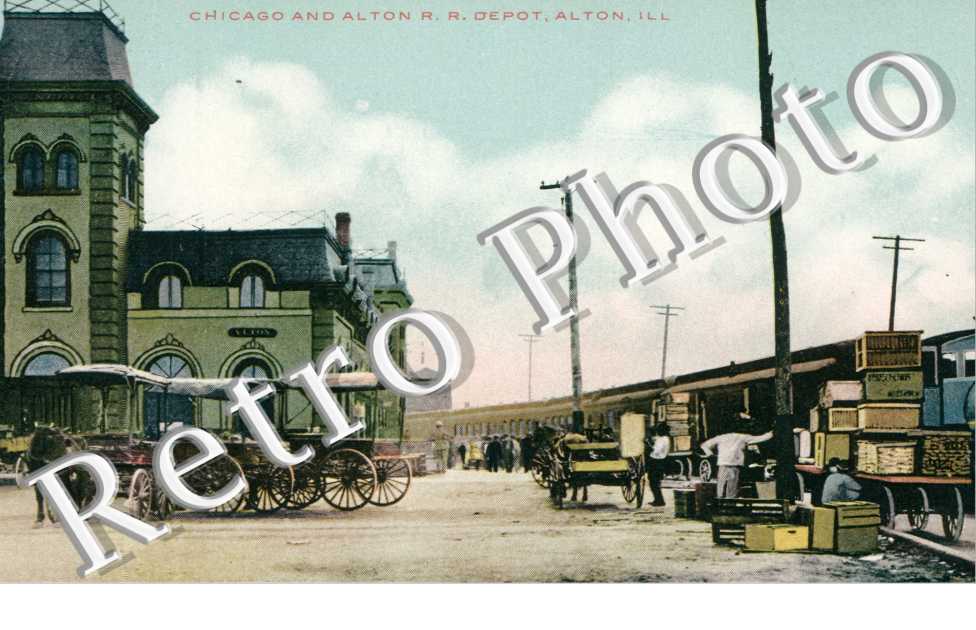Chicago and Alton R. R. Depot