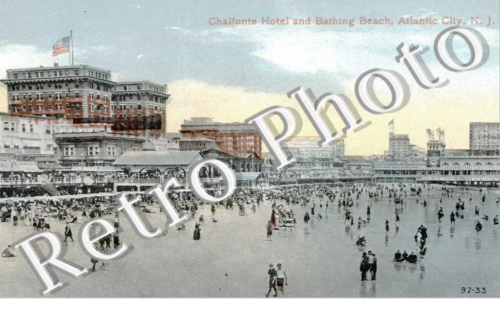 Chalfonte hotel and bathing beach
