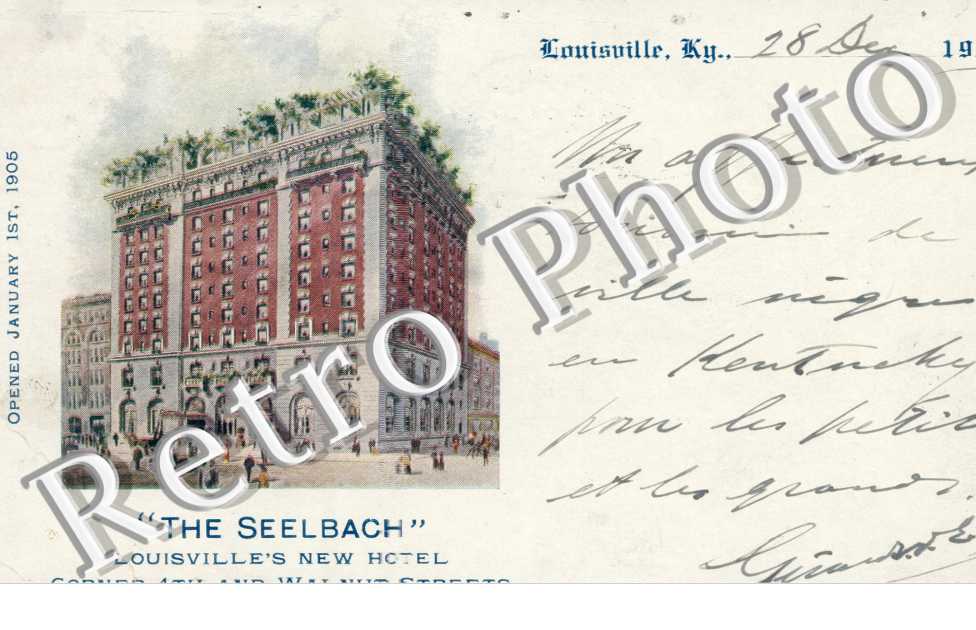 "The Seelbach", Louisville's new hotel