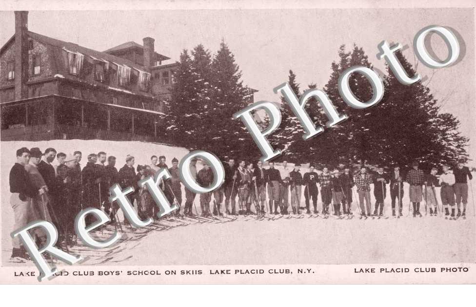 Lake Placid Club Boy's School on Skiis