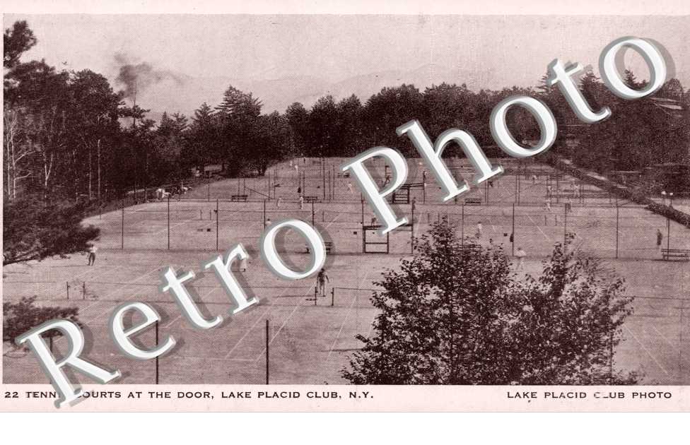 Tennis courts at the door, Lake Placid Club