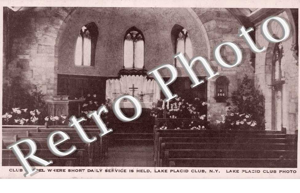 Club Chapel where short daily service is held, Lake Placid Club