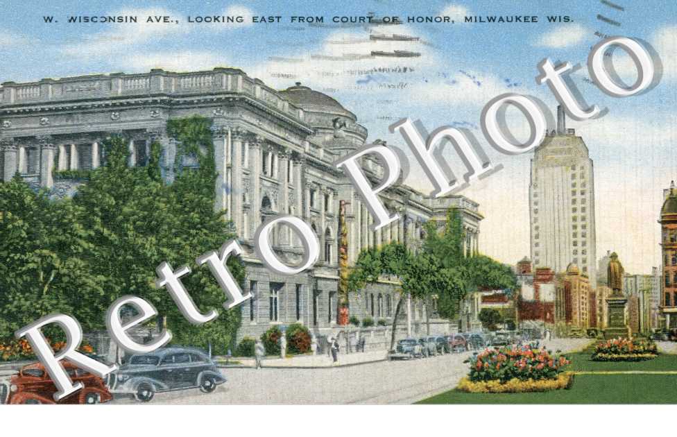 Wisconsin avenue, looking from east from court of honor