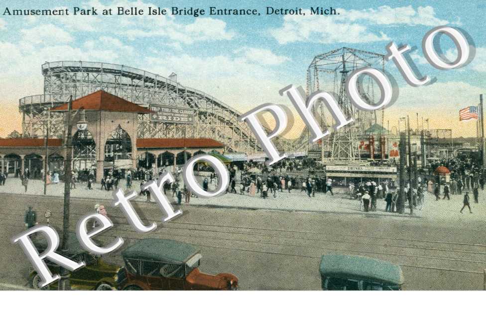 Amusement Park at Belle Isle Bridge Entrance