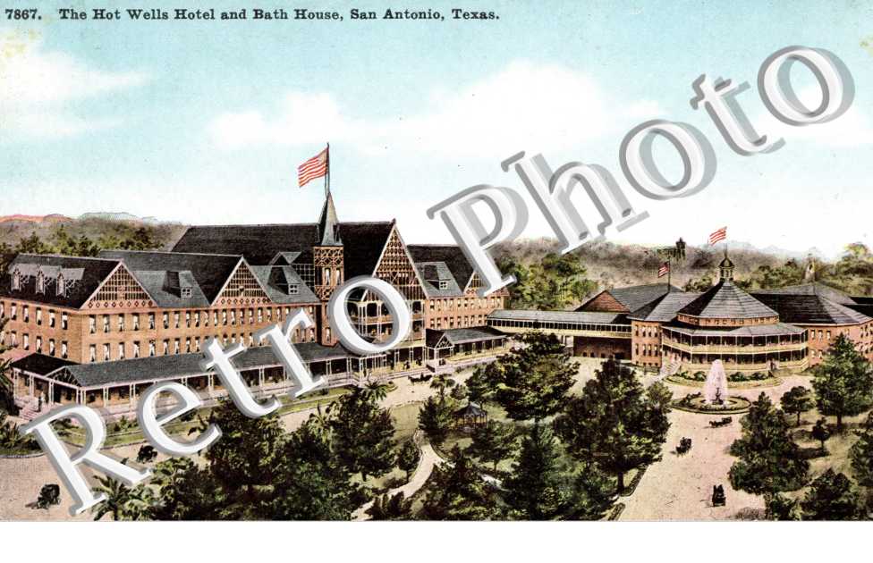 the Hot Wells hotel and bath house