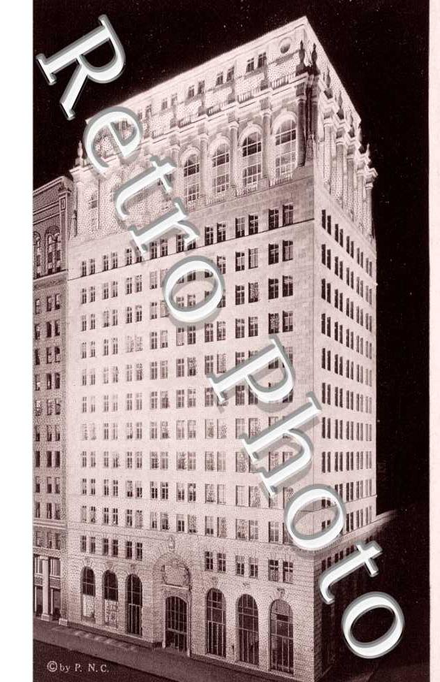Pacific Gas and Electric Co. Building by night