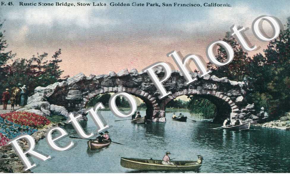 Rustic Stone Bridge, Stow Lake, Golden Gate Park