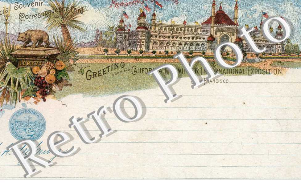 Greeting from the California Midwinter International exposition