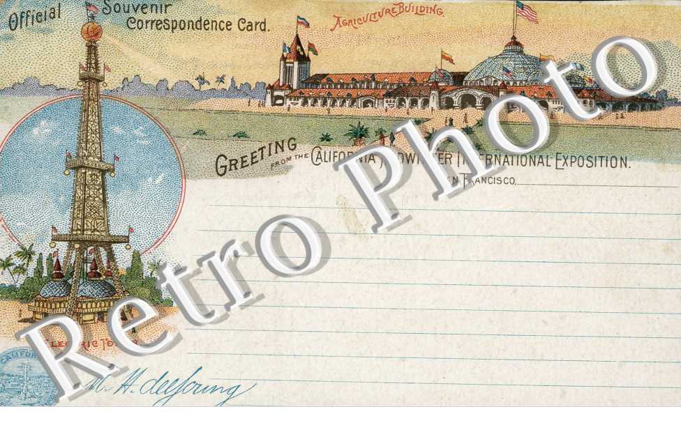 Greeting from the California Midwinter International exposition