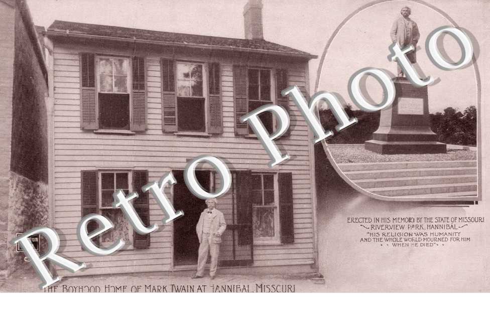 the Boyhood home of Mark Twain