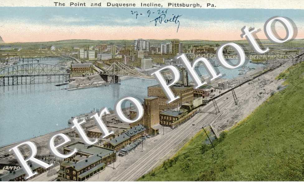 the point and Duquesne Incline