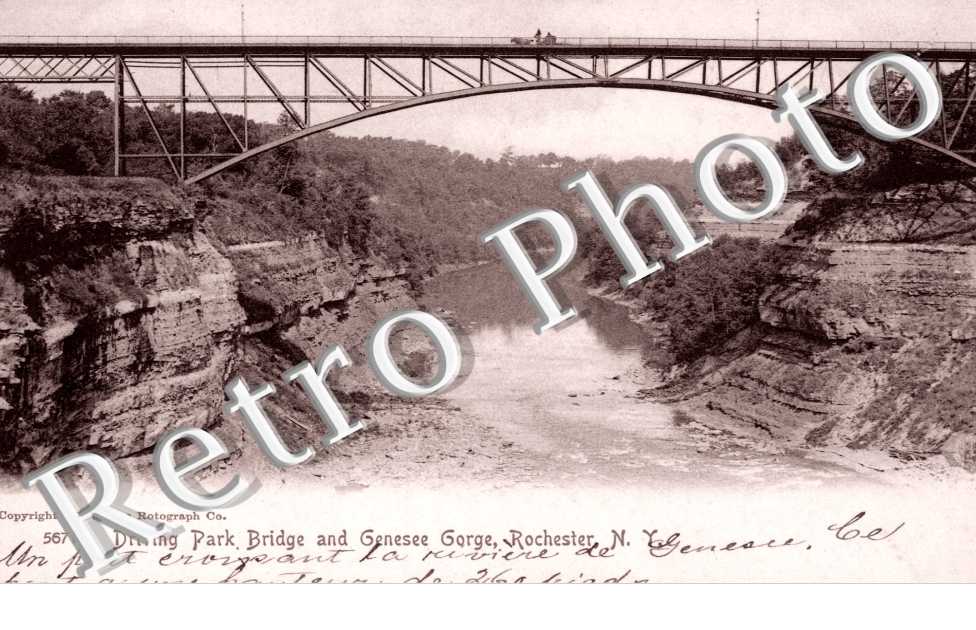 driving park bridge and Genesee Gorge