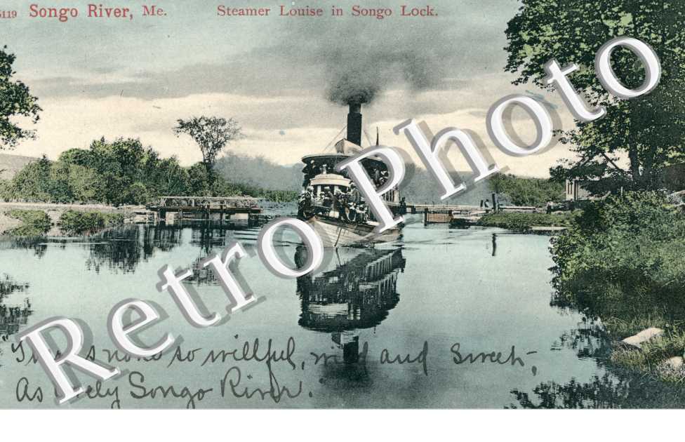 Steamer Louise in Songo Lock