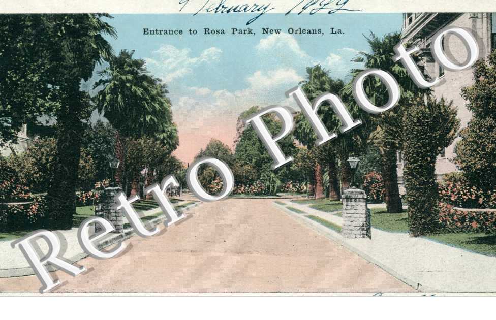 entrance to Rosa Park