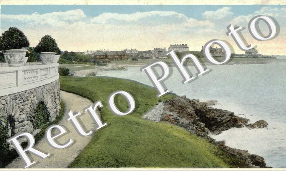 along cliff walk