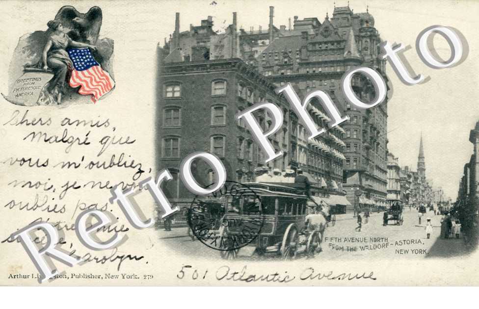 Fifth Avenue North, From the Waldorf Astoria