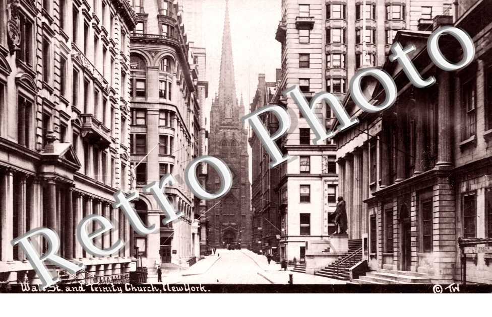 Wall Street and Trinity Church