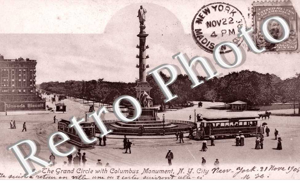 the Grand Circle with Columbus Monument
