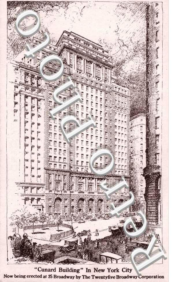 "Cunard Building" in new York City