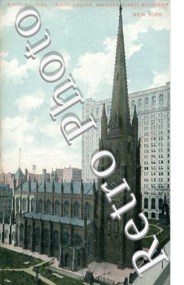 Trinity Building, Trinity Church, American Surety Building