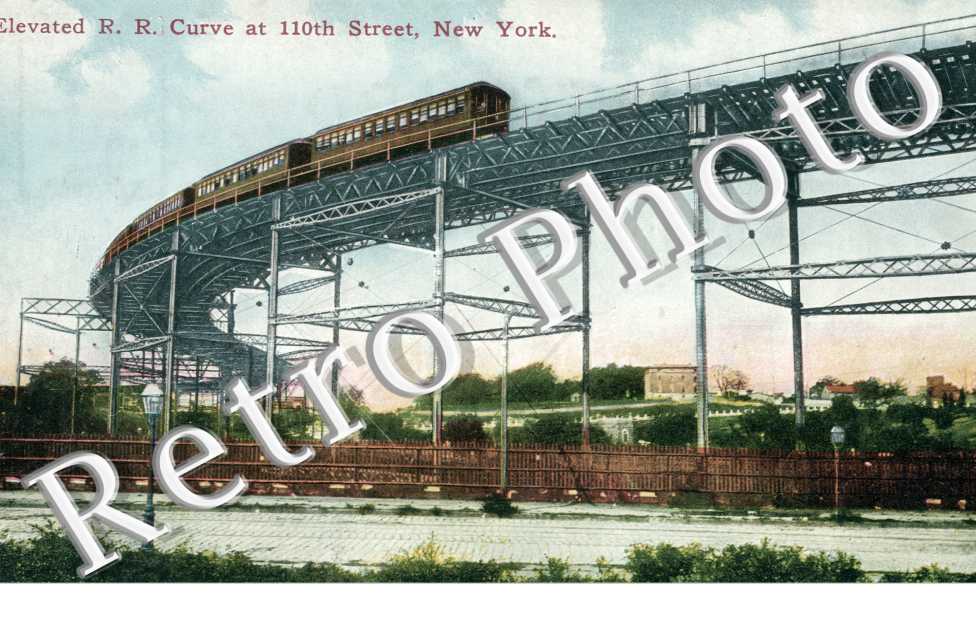 Elevated R. R Curve at 110th Street