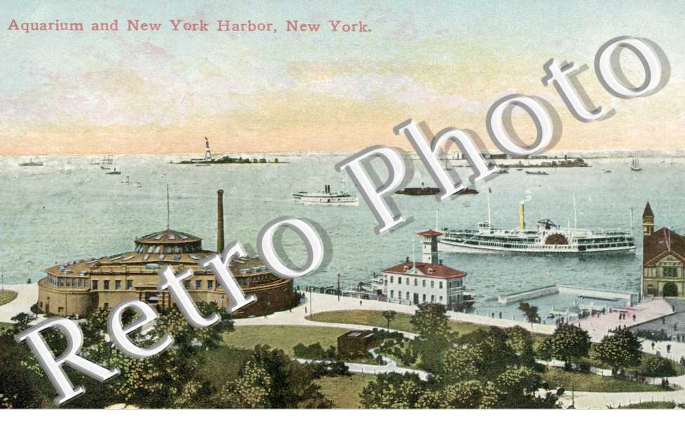 Aquarium and New York Harbor