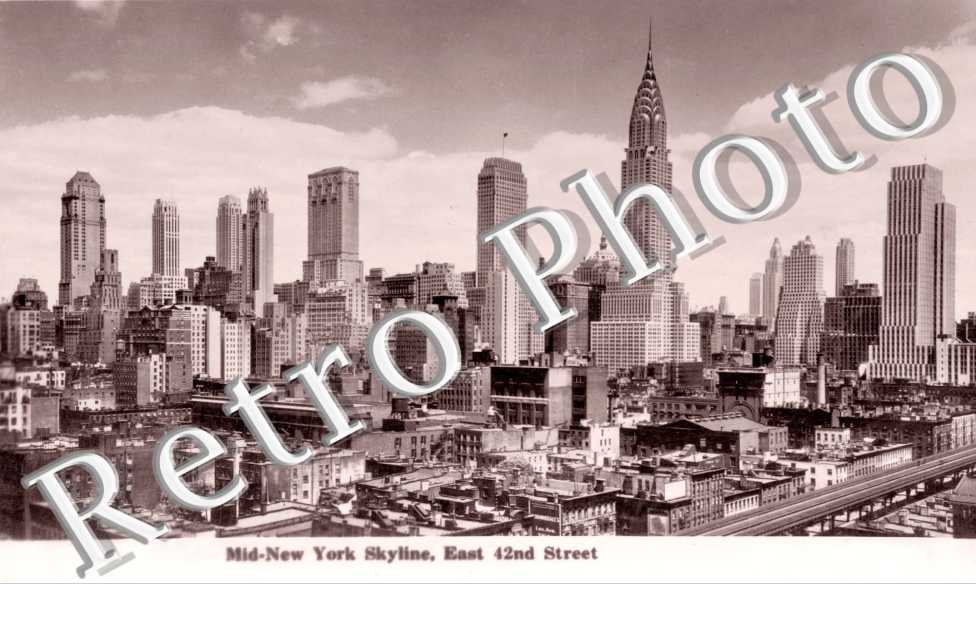 Mid New York Sky Line, East 42 nd Street