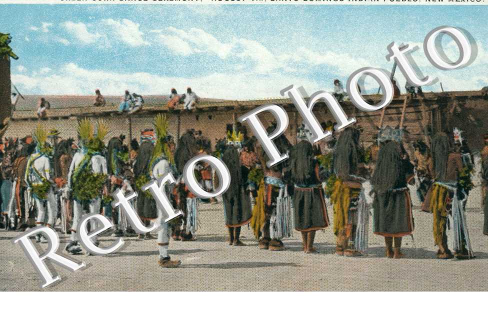 "Green corn Dance Ceremony", August 4th, Santo Domingo Indian pueblo