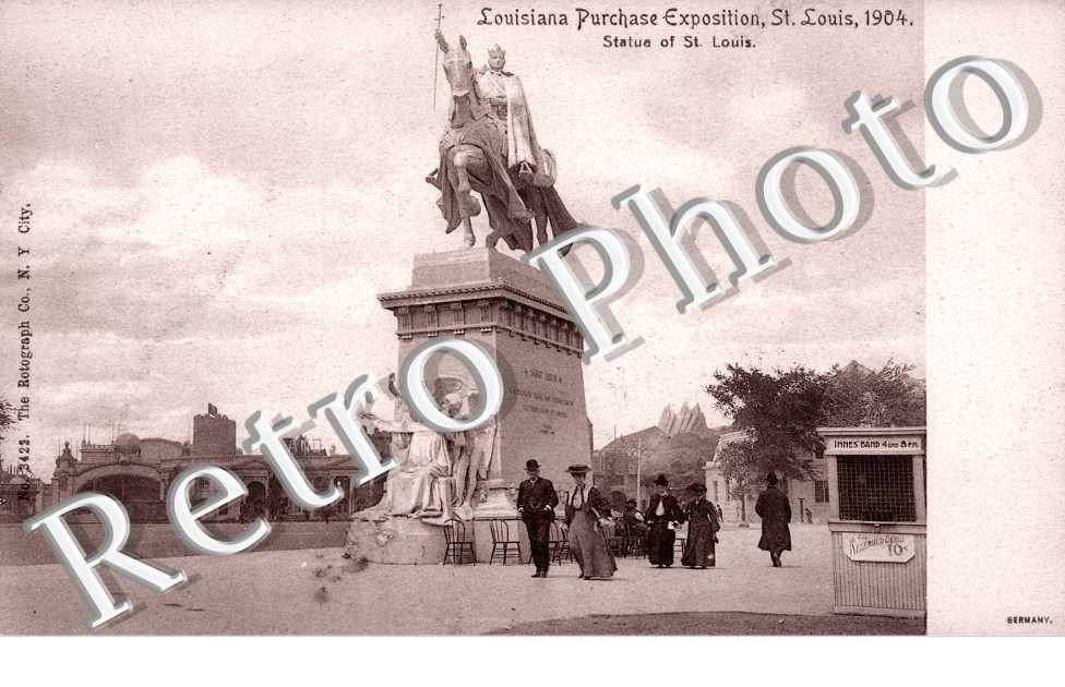 Statue of Saint-Louis, Louisiana Purchase Exposition, 1904