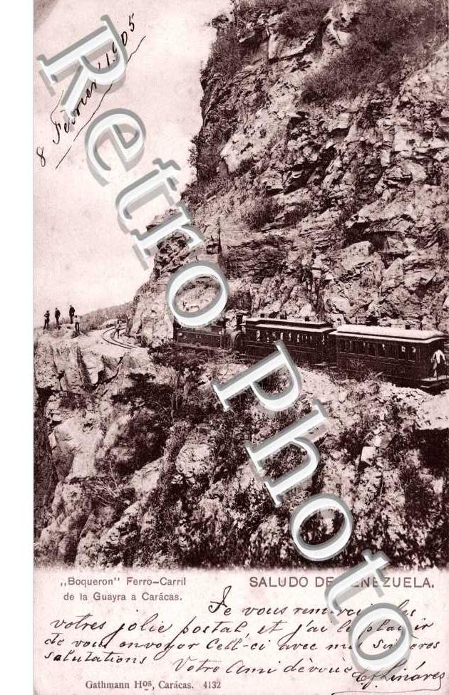 Boqueron Ferro Carril de la Guayra a Caracas