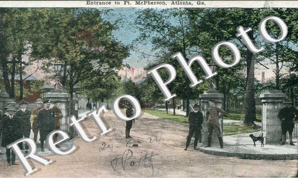 Entrance to Ft. McPherson