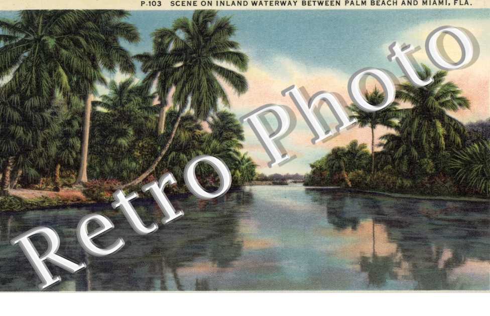 scene on Inland Waterway