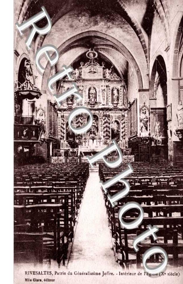 Patrie du generalissime Joffre  Interieur de l'eglise
