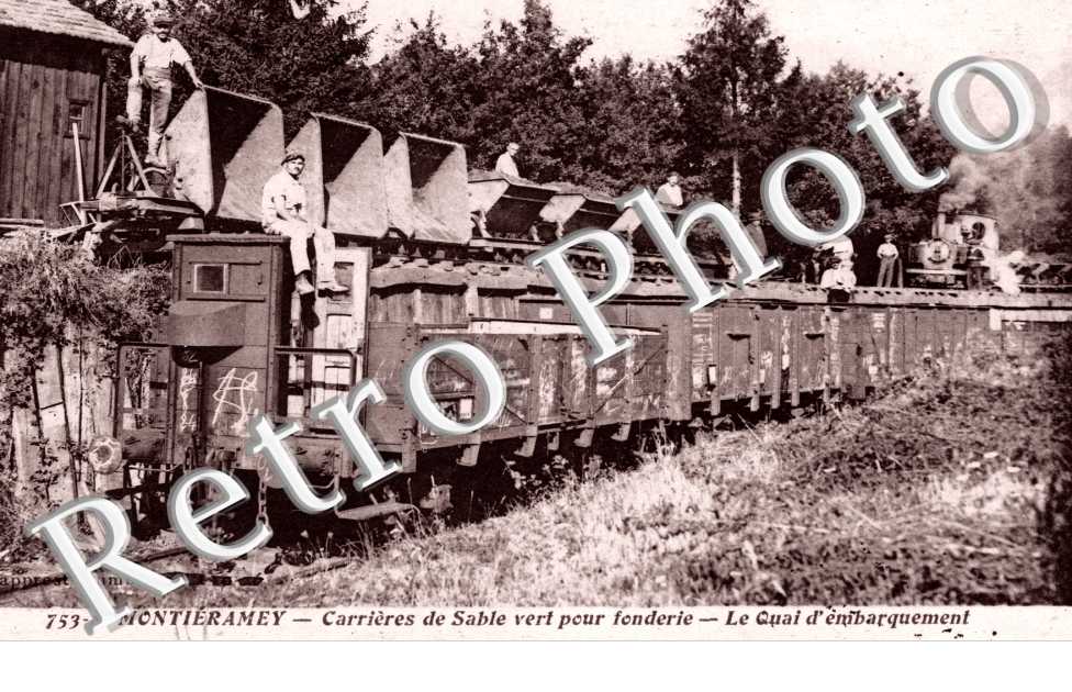 Carrieres de Sable vert pour fonderie - quai d'embarquement