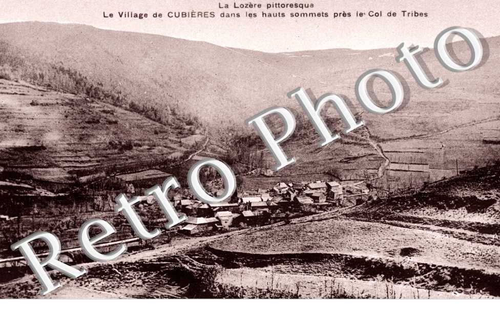Le village de Cubieres dans les hauts sommets pres le Col de Tribes