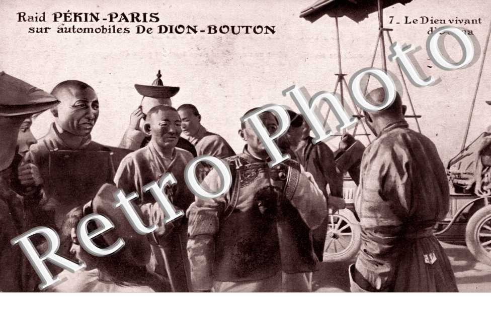 Raid Pekin Paris sur automobiles De Dion-Bouton 7 -  Le Dieu vivant d'Ourga