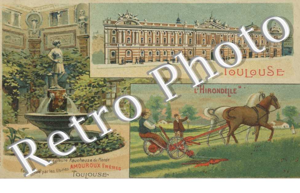 L'Hirondelle La meilleure faucheuse du monde fabriqu par les usines AMOUROUX FRERES