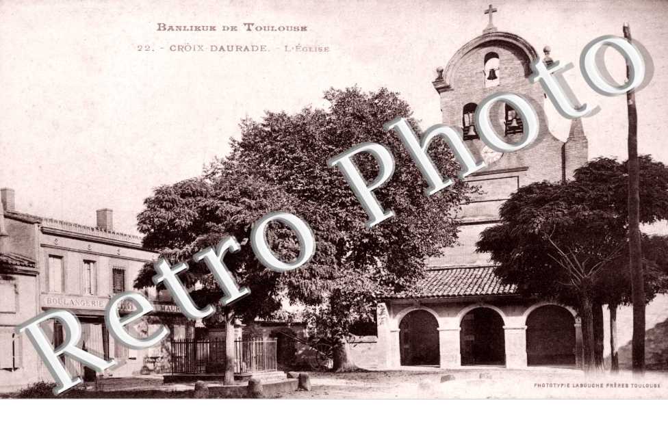 Croix Daurade - l'eglise - Cazeneuve (rue Pierre)