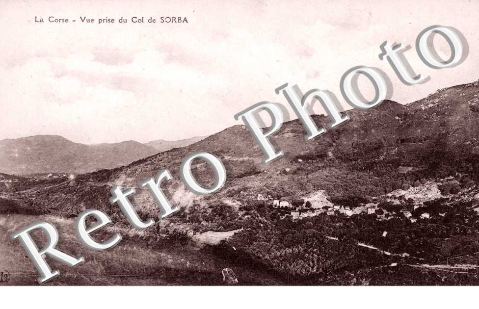 Vue prise du col de Sorba