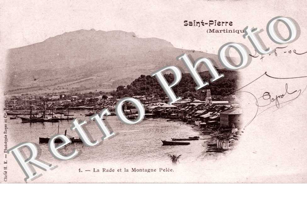 La Rade et la Montagne Pelee