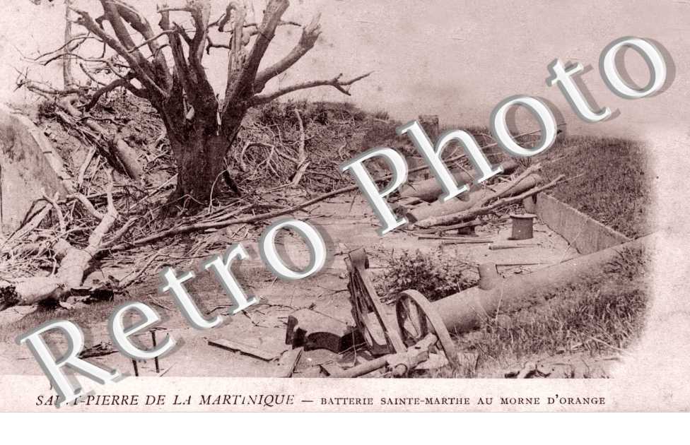 Batterie Sainte Marthe au Morne d'Orange