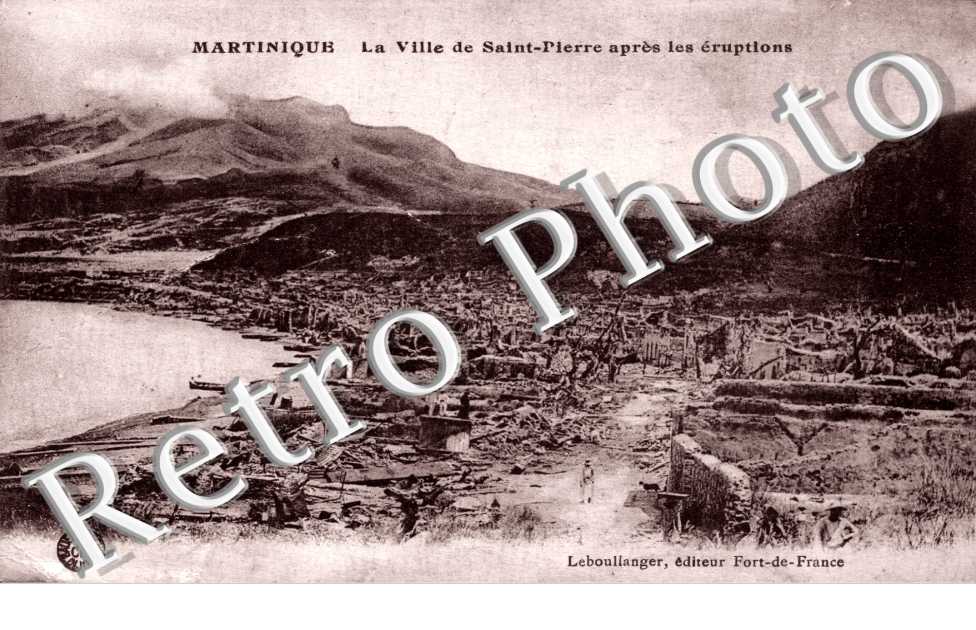 La Ville apres les eruptions