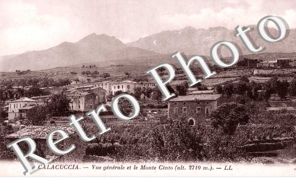 vue generale  et le Monte Cinto