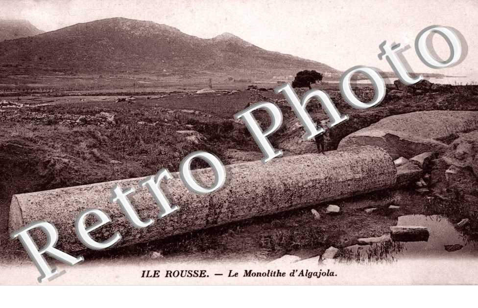 ILE ROUSSE Le Monolithe d'Algajola