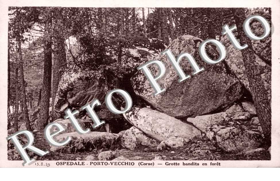 OSPEDALE  grotte bandits en foret