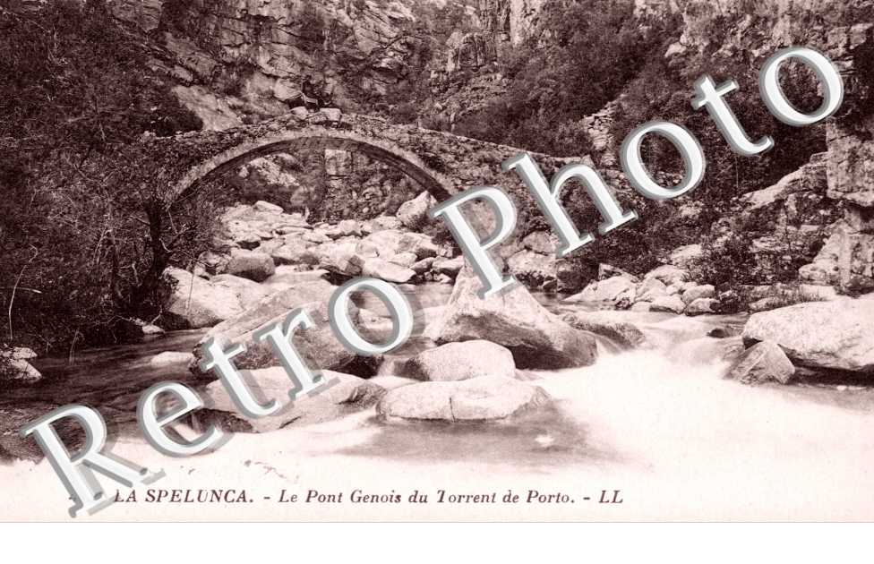La Spelunca - pont genois du torrent de Porto