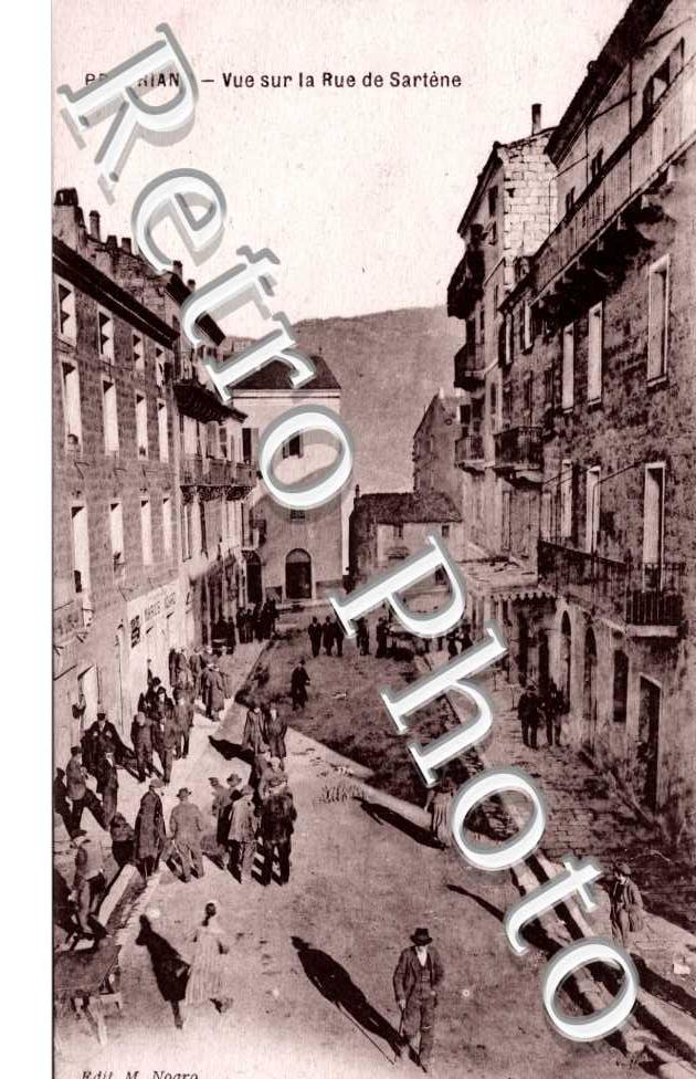 Vue sur la rue de Sartene