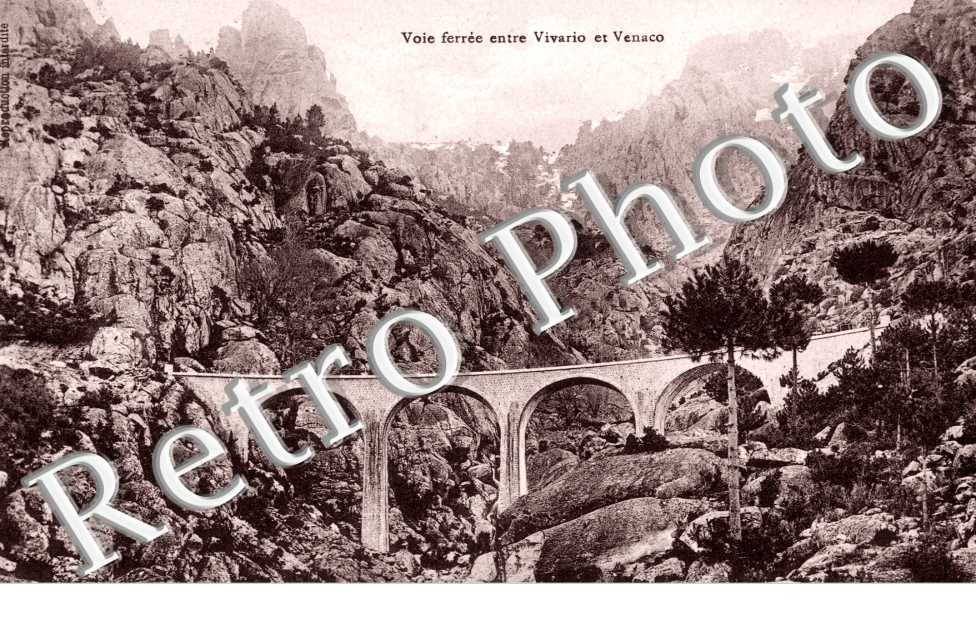 Voie ferree entre Venaco et Vivario