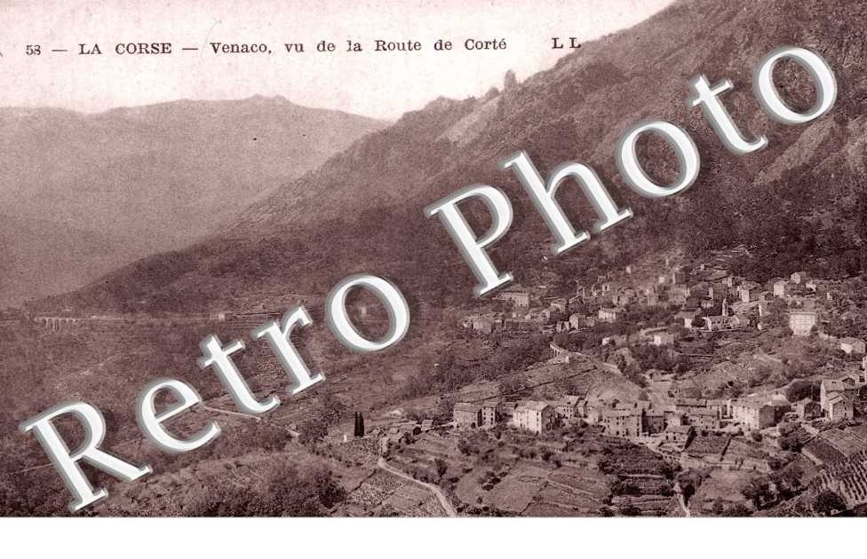 Vu de la route de Corte